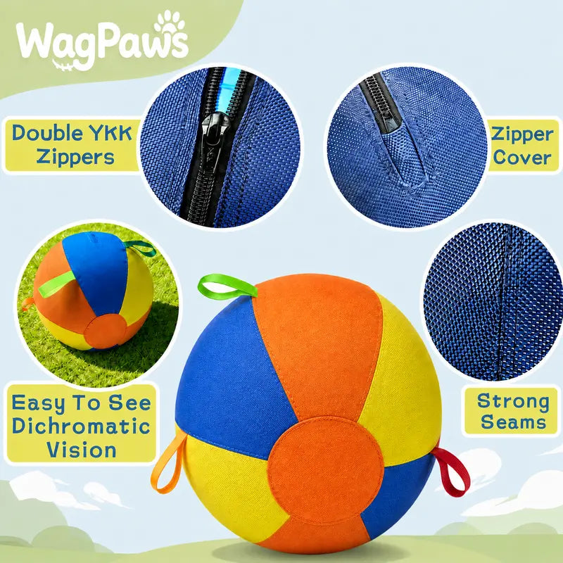 Interactive Push-and-Pull Outdoor Dog Toy