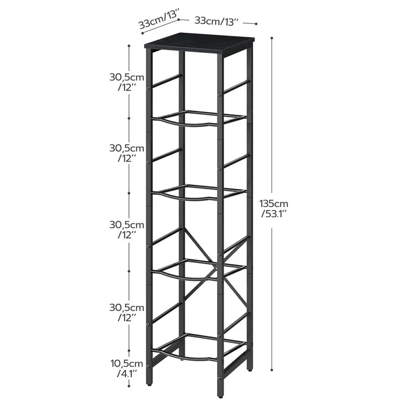 Three-tier water bottle rack